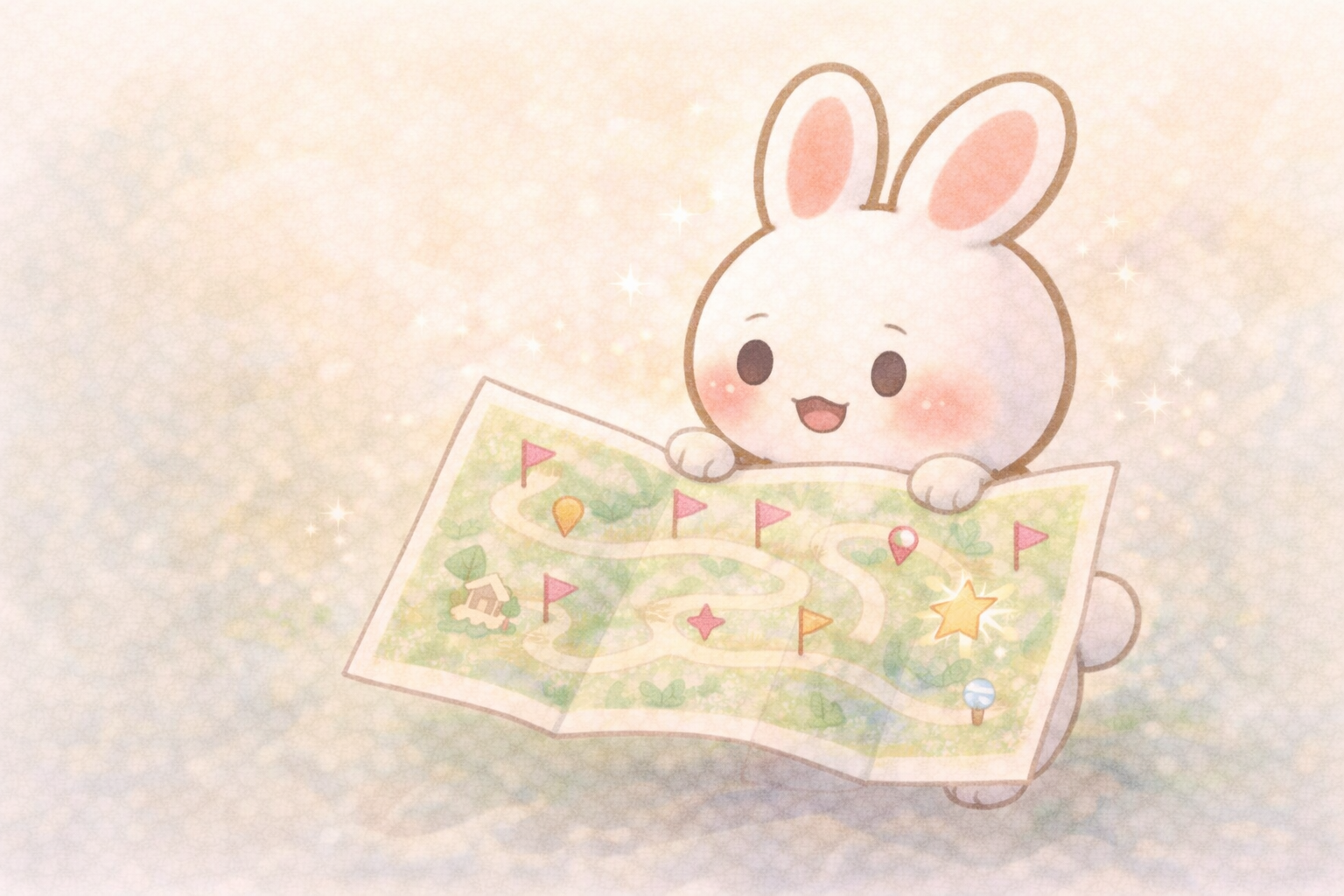 うさぎと地図の冒険